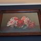 Pastel painting cut of peonies