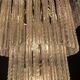 Extra Large Murano Glass Rod Chandelier, Italy, 1970s
