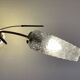 Chandelier sputnik tulips glass 60s