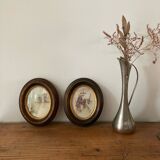 Pair of frames - old paintings