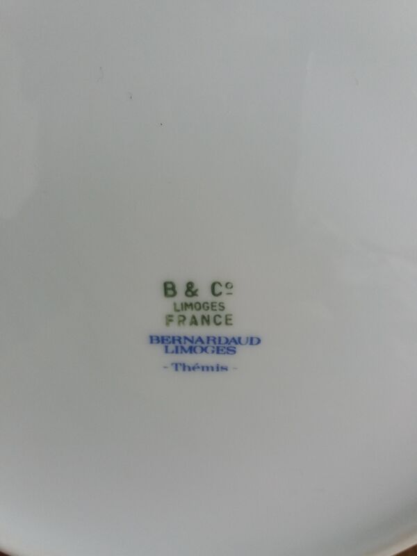 Saladier Ariès par Raymond Loewy, porcelaine de Limoges Bernardaud décor Th