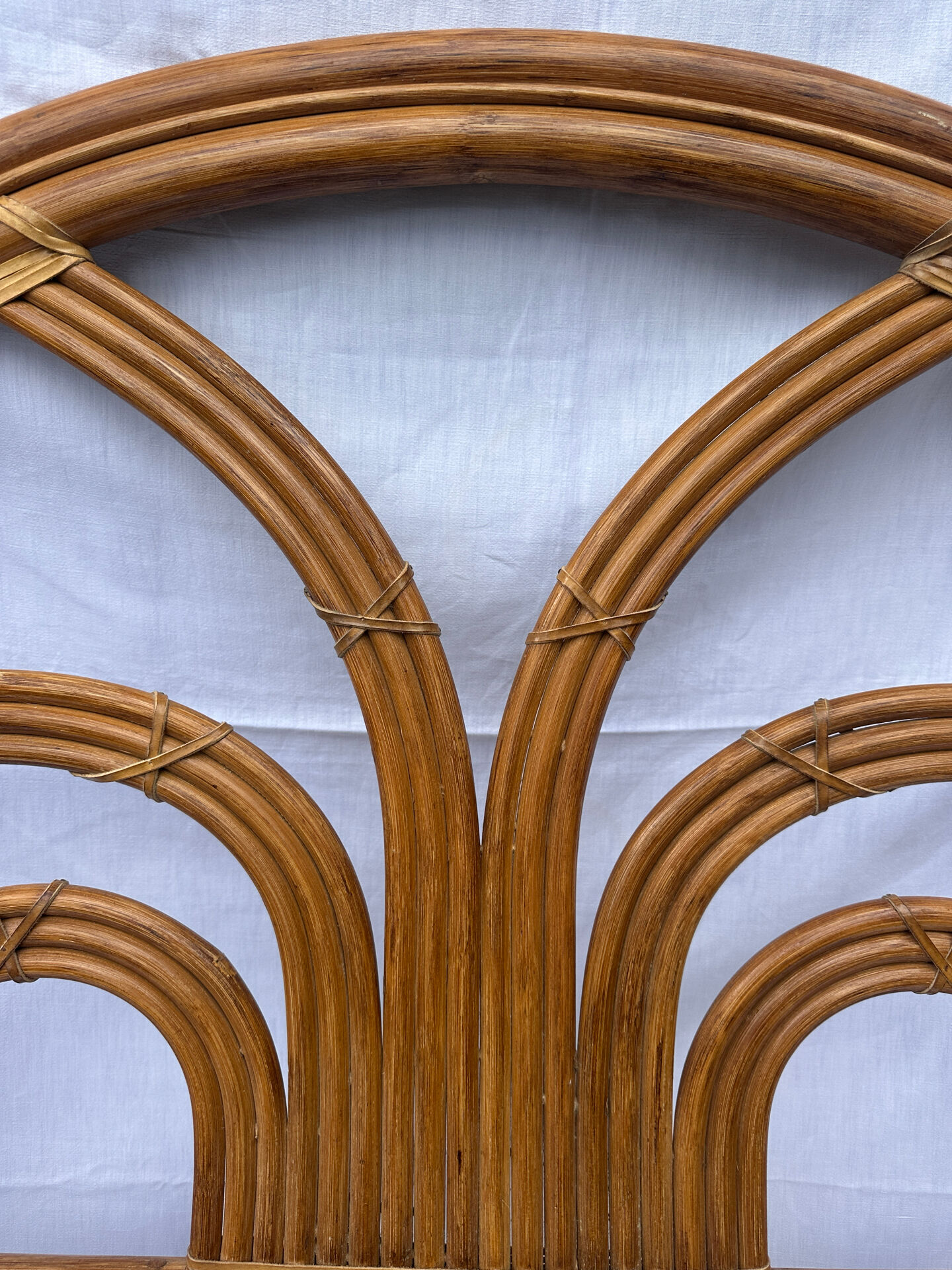 Rattan headboard