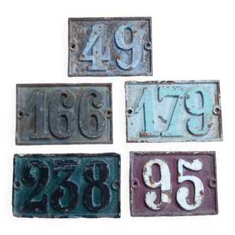 Cast iron street signs