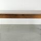 Antique oak dining table from the late 18th century with extendable leaves