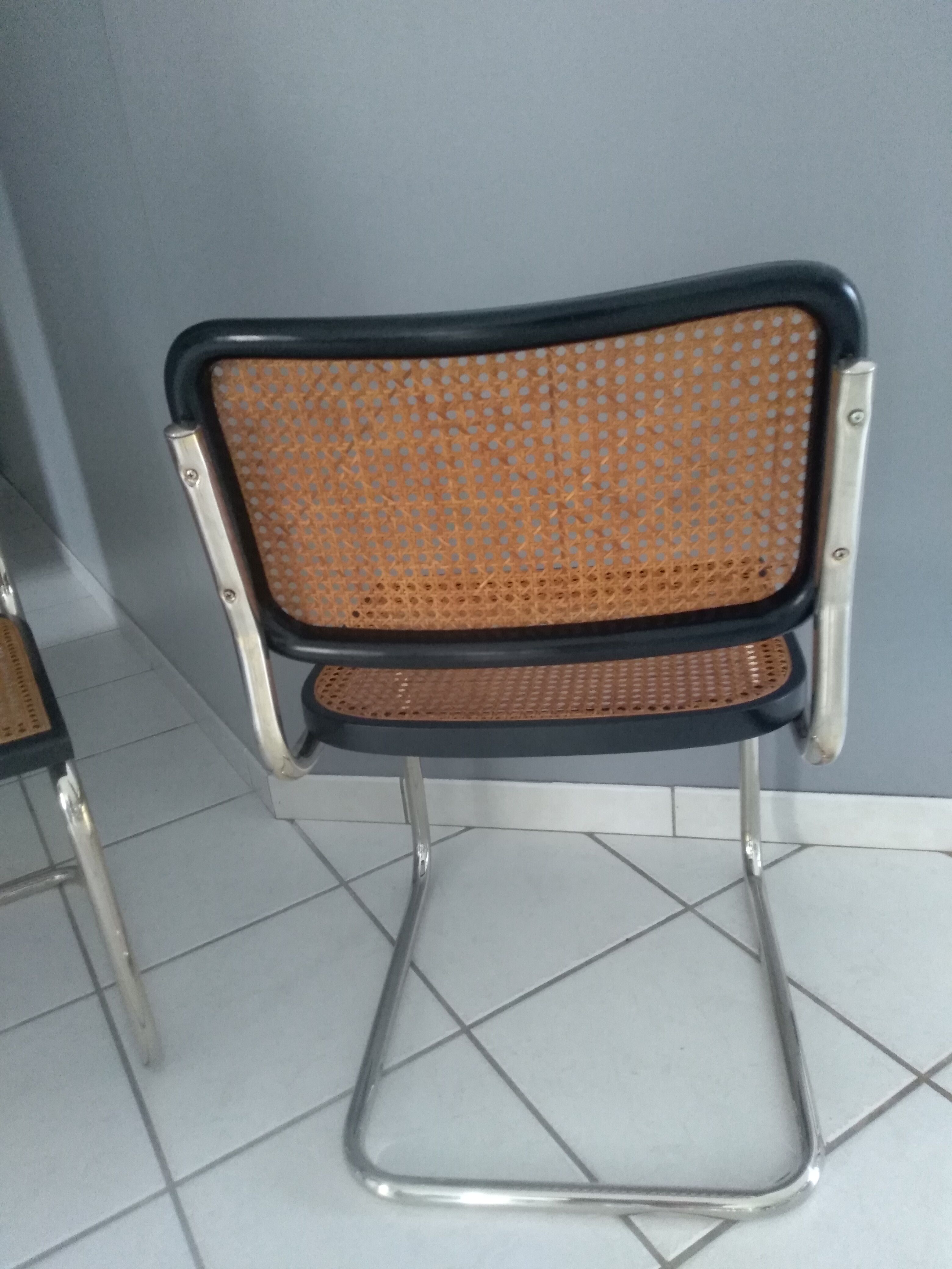 Cesca B32 chair by Marcel Breuer, 1986