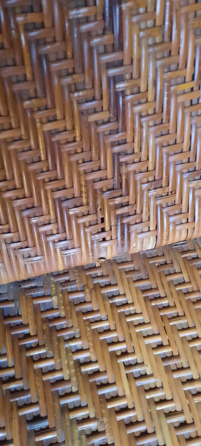 Vintage rattan lounge chair