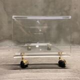 Coffee table with wheels, David Lange