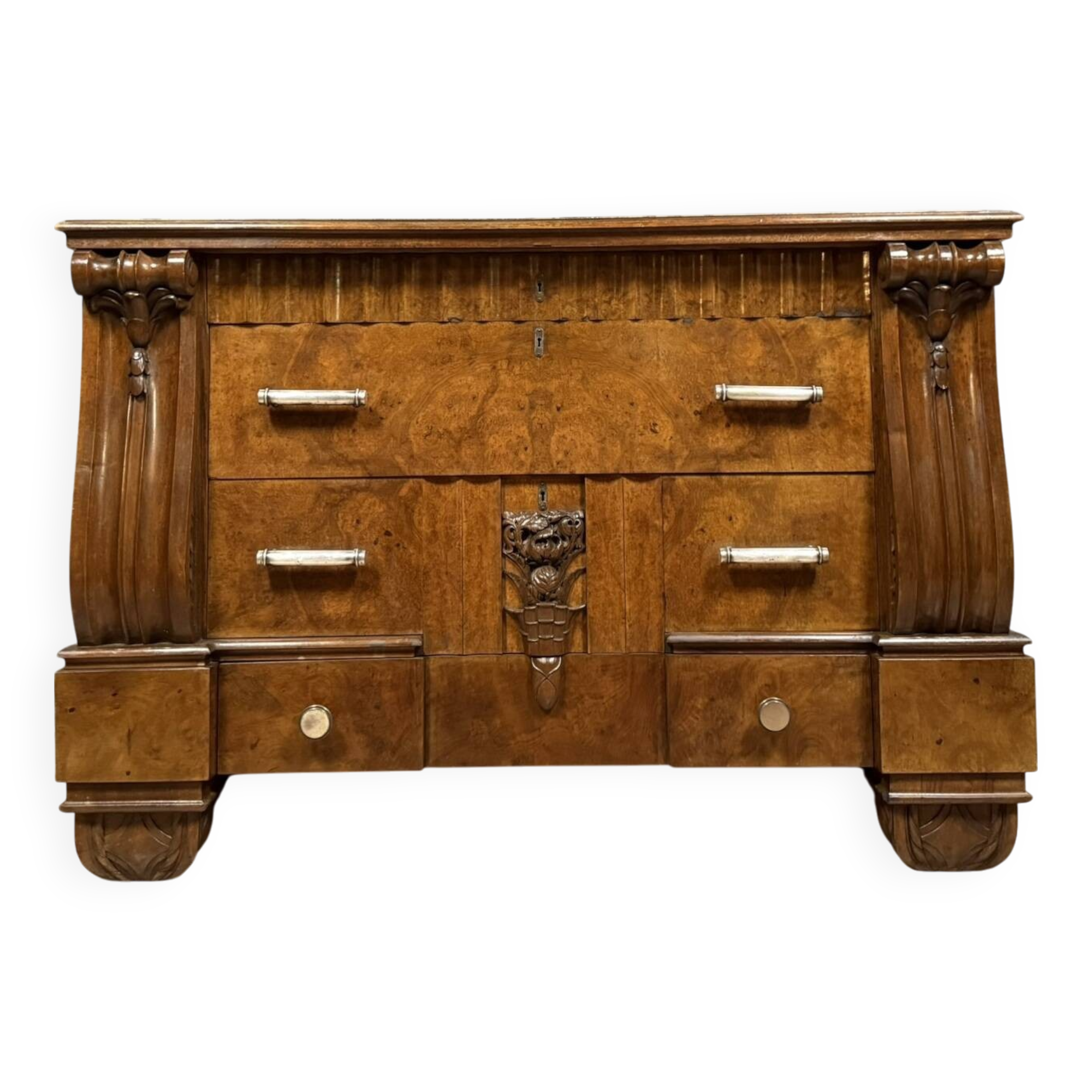 Commode époque art deco en acajou vers 1920-1930