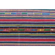 Vintage Turkish Hand-Knotted Wool Cotton Pink Kilim Area Rug 170x245