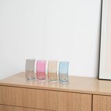 Set of glasses, Italian design, 1980s, production: Italy