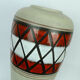 mid century VASE floorvase scheurich model 517-50 geometric decor heinz siery 1959