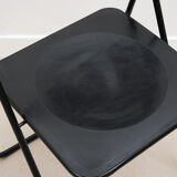 Vintage black IKEA folding chair