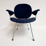 Dark bleu Kembo armchair by W.H. Gispen for Kembo, after 2000