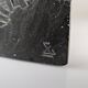 Slate Bas-Relief with Floral Motifs, Signed, 1970s