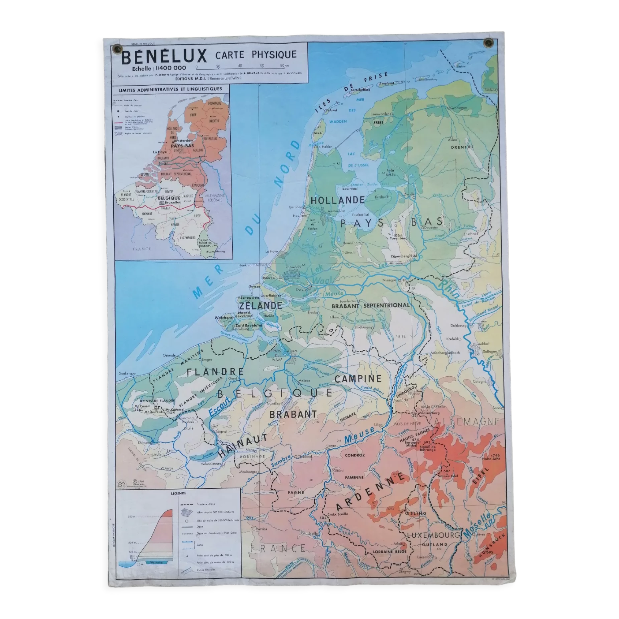 Old MDI card Benelux and British Isles