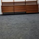 Teak wall unit by Poul Cadovious