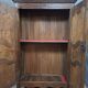 Bressanne wardrobe in walnut and solid oak, regional work from the 20th century.