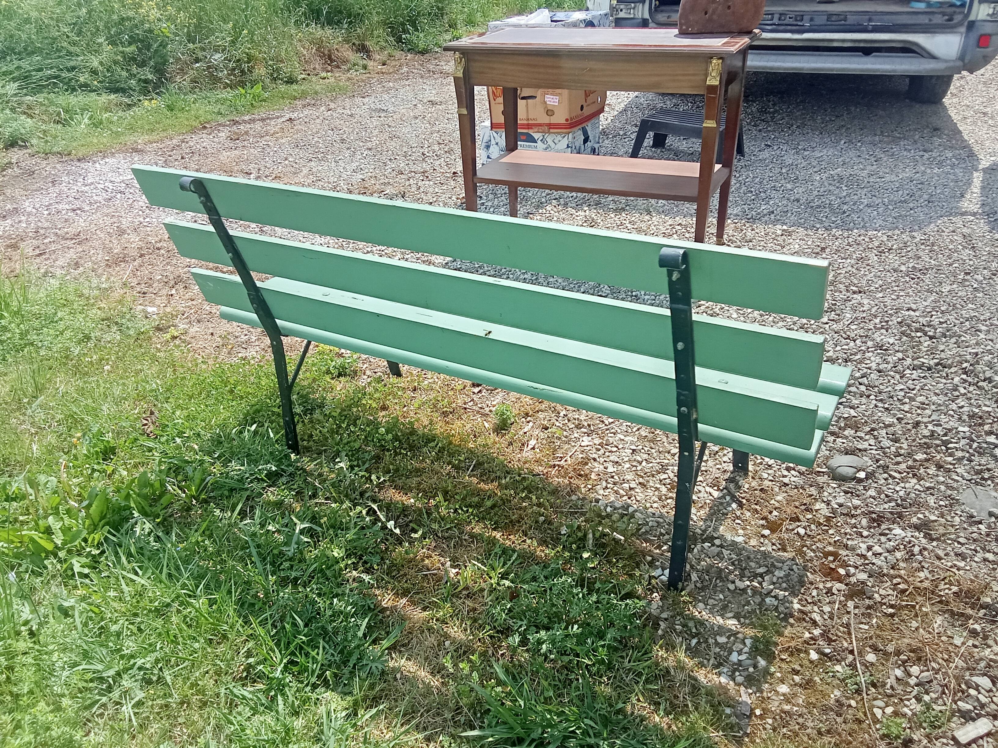 Old garden bench.