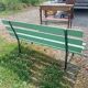 Old garden bench.
