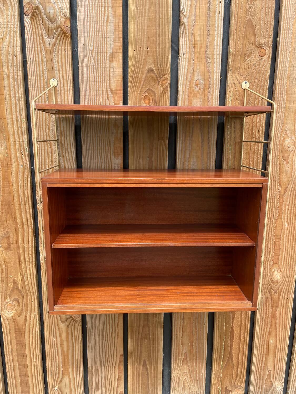 Système mural vintage en teck