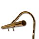 Adjustable brass bedside lamps, Italy, 1980s