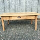 Old wooden coffee table