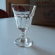 Service de six verres à pied de la cristallerie "Saint Louis"