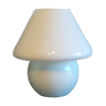 Vintage opaline mushroom lamp