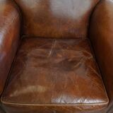 Cowhide Leather Design Armchair