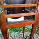 Tables de chevets en marqueterie plateau marbre style louis xv