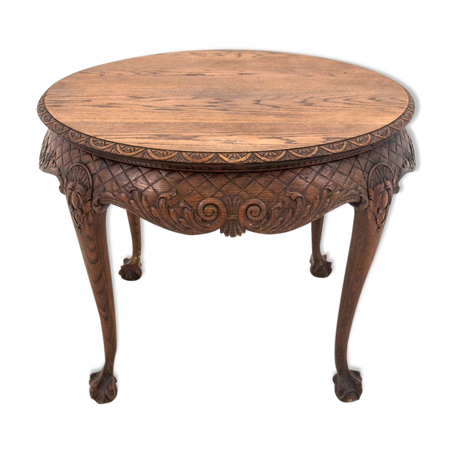 Round coffe table from circa 1910