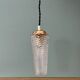 Vintage glass tulip spike pendant (SE11)