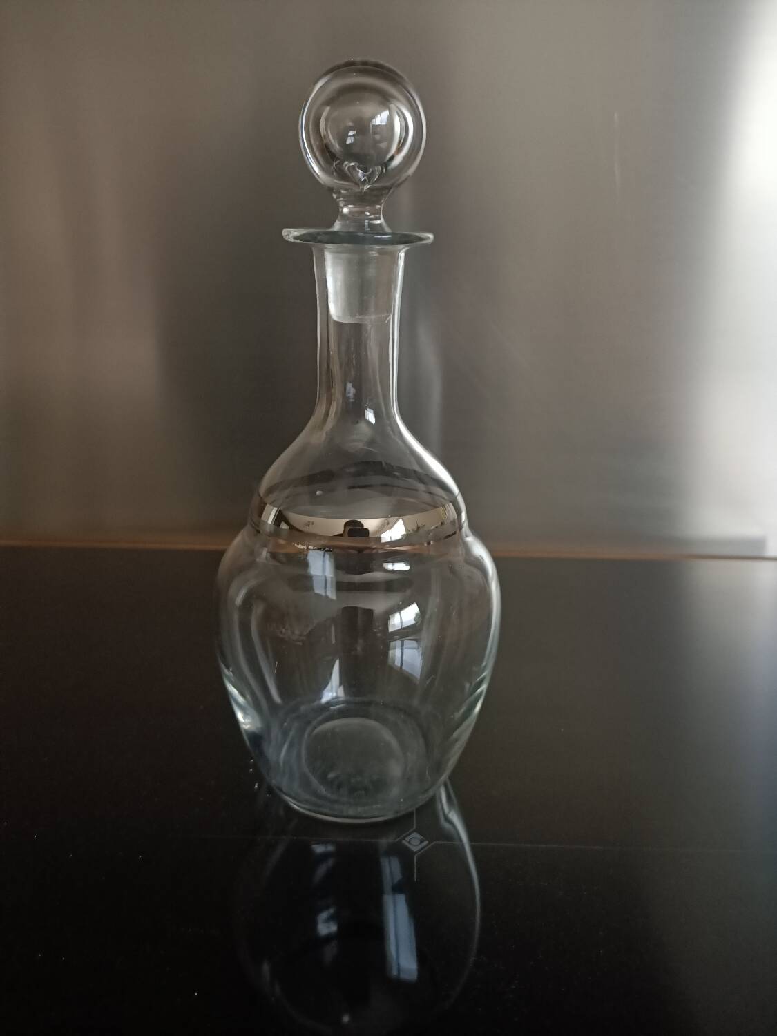 Art Deco glass carafe