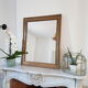 Miroir doré 83x67cm