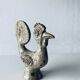 Sandstone rooster signed André Rozay, La Borne