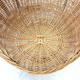 Fauteuil coquille en rotin