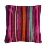 Vintage turkish kilim cushion cover , 40 x 40 cm