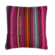 Vintage turkish kilim cushion cover , 40 x 40 cm