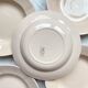 5 Vintage Rose Porcelain Soup Plates Digoin Sarreguemines
