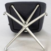 Chaise de bureau Wilkhahn Graph 3015 en aluminium et tissu