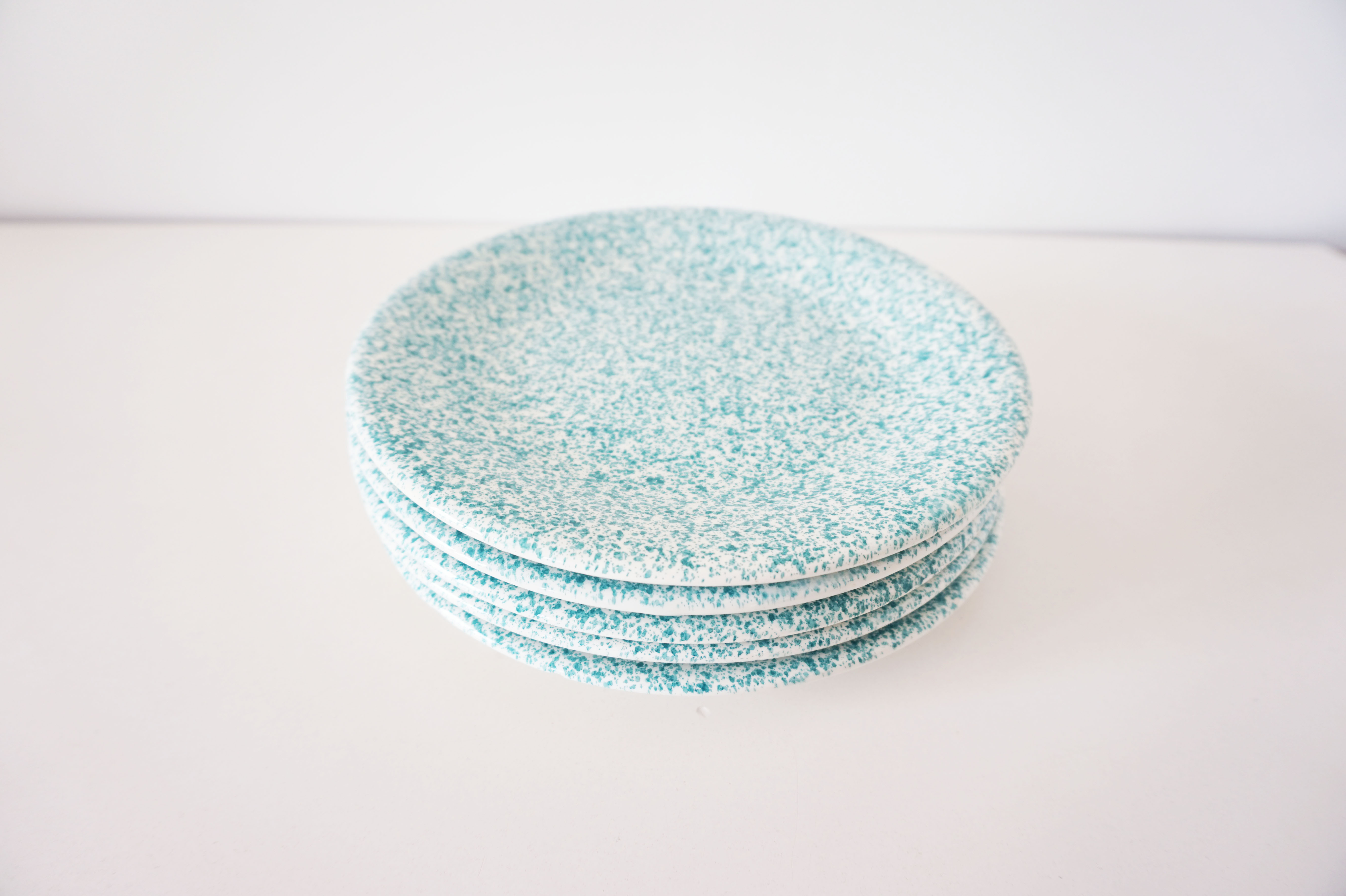 Set of 5 Italian plates Ceramica Dalia Castelforte