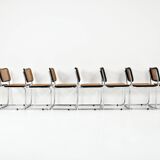 Set of 8 Style B32 dining room chairs by Marcel Breuer