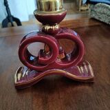 Art deco candle holder. Bordeaux