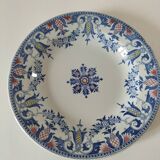 assiette Gien Décor Rouen