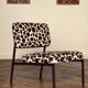 Vintage 70s Leopard Fireside Chair