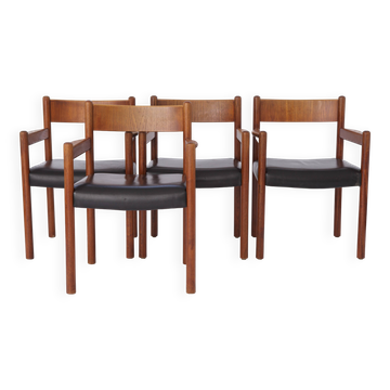 4 sur 8 fauteuils vintage, années 1960, danois, teck