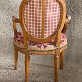 Louis XVI style convertible armchair