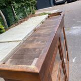 19th century Louis Philippe solid wood display case