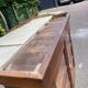 19th century Louis Philippe solid wood display case