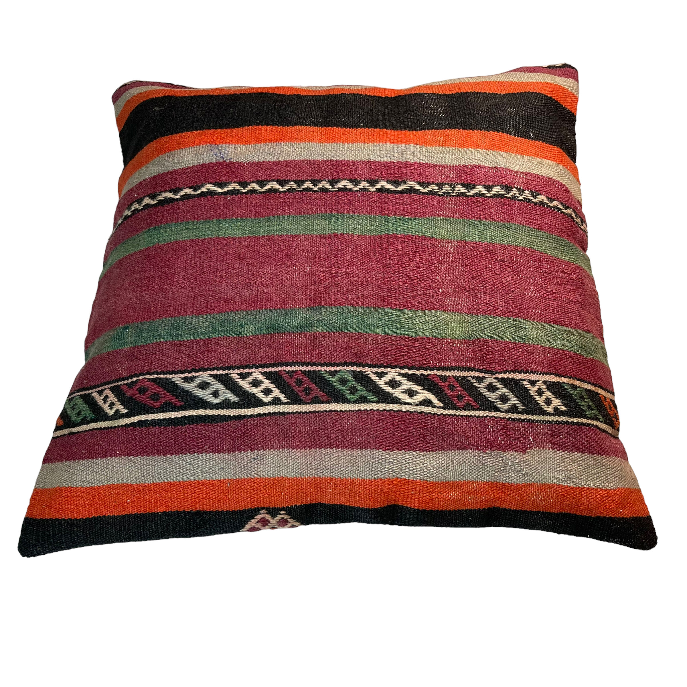 Vintage turkish kilim cushion cover